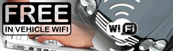 Free wifi available in vehicles
