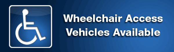 Vehicles with wheelchair access available